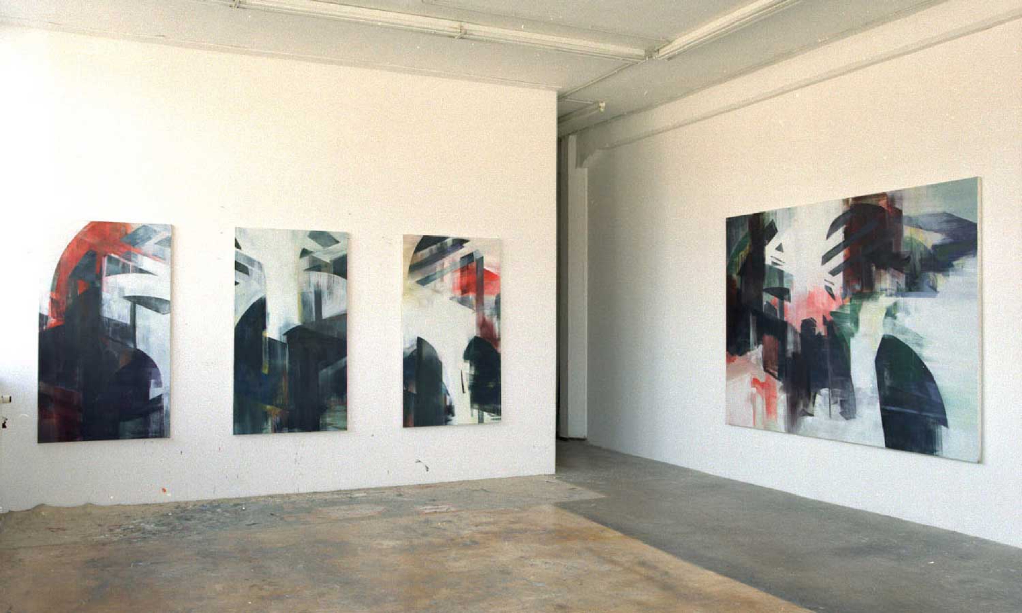 Galerie Alte Feuerwache, Dresden • Blick in die Ausstellung: Thomas Hellinger,  Cleveland I Exchange I Dresden, 2018